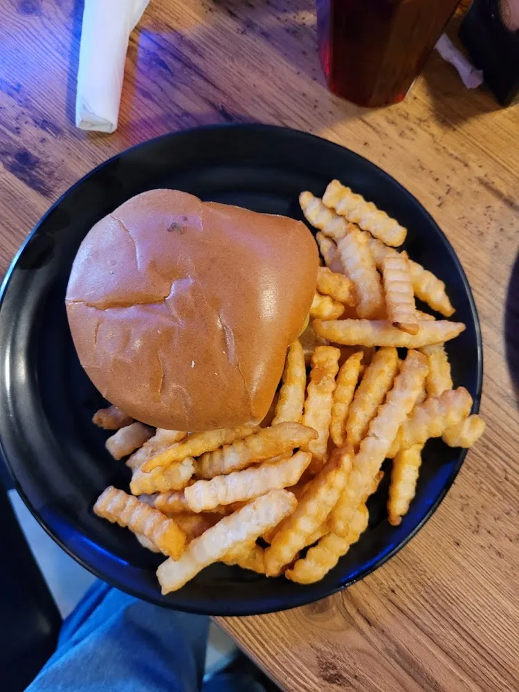 Hamburger and Fries